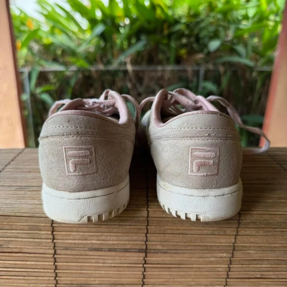 Fila Original Fitness Sneakers Womens Size 6 Dusty Pink Suede Low 5FM00024-821